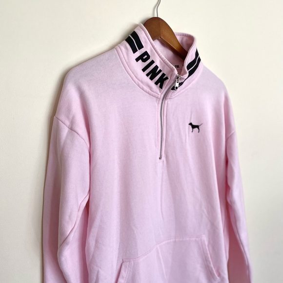 VS PINK | Quarter Zip Sweatshirt - Picture 2 of 10